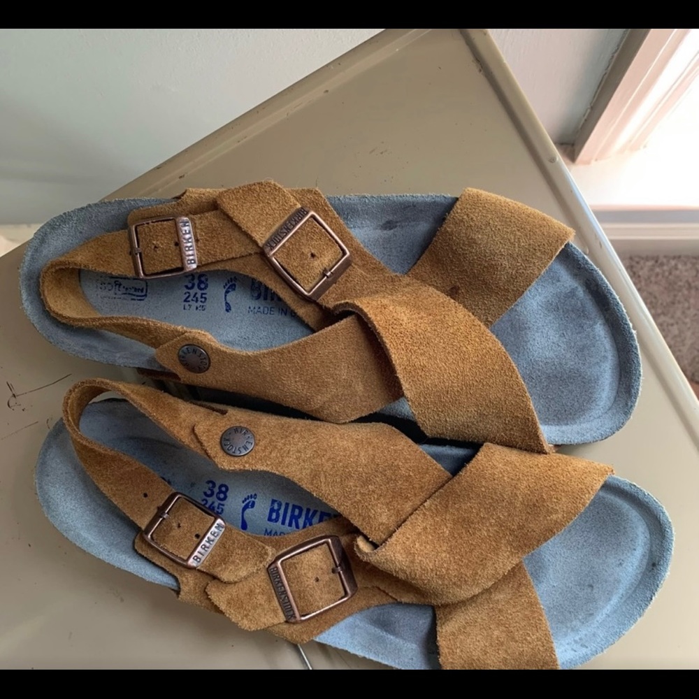 Birkenstock suede leather women’s size 38